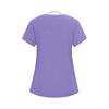 Women's Elastic Quick-Drying V-Neck Pocket Short-Sleeve Caregiver Work Uniform