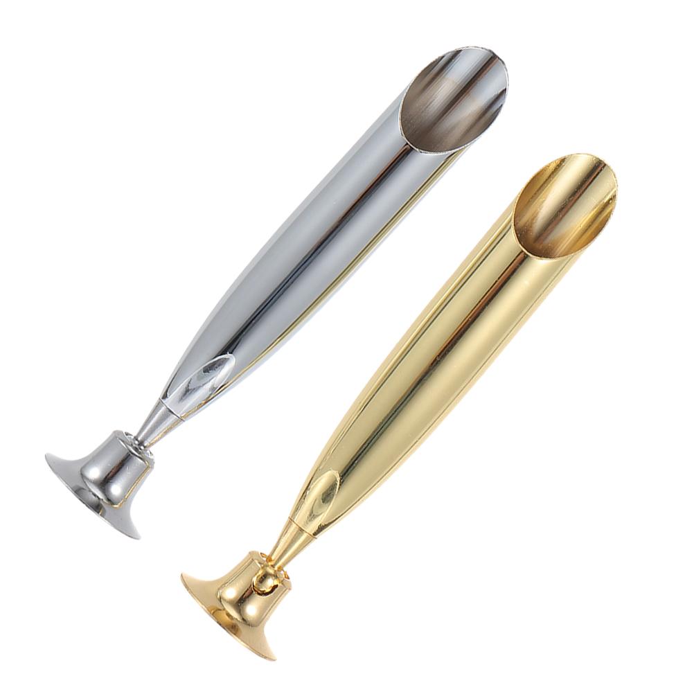 2 Pcs Pen Base Fountain Holder Creative Stand Single for Desk Home Signature Students