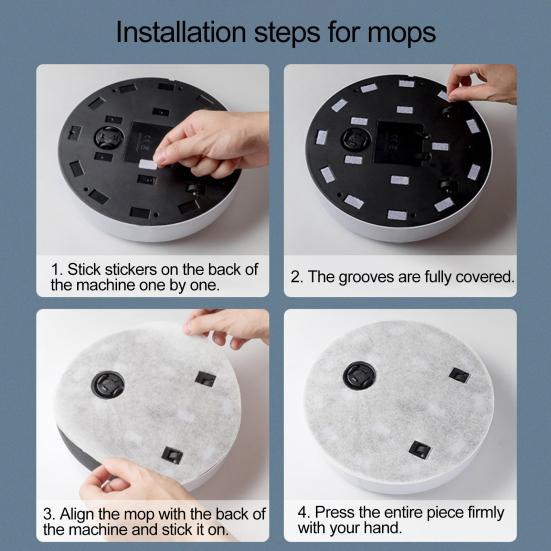 1 Set Sweeping Robot Low-Noise Operation Automatic Sweeping Vacuum Robot Intelligent Vacuum Cleaner