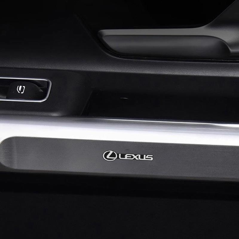 5Pcs Aluminum Car Audio Speaker Badge Decal Accessories For Lexus F-SPORT ES RX NX LS UX LM LX GX LC RZ IS CT GS RC HS SC TX LBX AET1