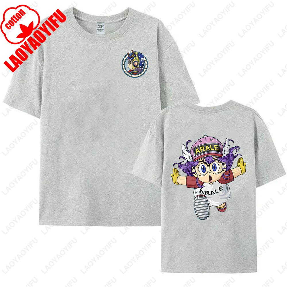 Cartoon Anime Little Girl Arale Graphic Tshirt Japanese Manga Printing Unisex Streetwear Kawaii Retro Trend Cool T Shirts Gifts