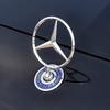 AABGV1 Car Bonnet Label Badge 3D Star Zinc Alloy Car Front Hood Emblem Mercedes Benz  W203 W204 W205 W206 W212 W213 W222 W223 E300