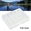 Long Shank Fishing Hooks Silver Baitholder Hooks Sharp Needle Point Terminal Tackle Kit for Bass Catfish Freshwater Fishing