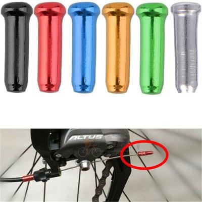 Cykeltillbehör Praktisk cykelväxelkabelskydd Bromsvajer Ändkapsel Cykel Aluminiumlegering