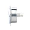 MAIRUIKESI Dry Pressure Gauge 50mm -1-0-600bar Back Connection With Flange 304 Stainless Steel Case for Water Gas Air Manometer
