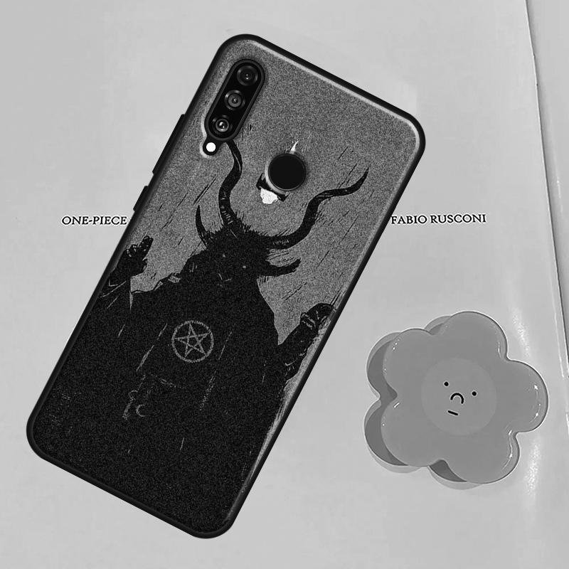 Devil Satan Dark Art For Huawei Nova Y60 Y70 Y90 Y61 Y91 3i 7i 8i 11i Nova 11 9 10 SE P20 P30 Pro P40 Lite Case