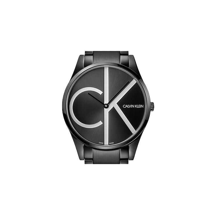 Calvin Klein Ck Quartz Watch Quartz Movement Stainless Steel Strap Black Dial Men watches Silver K4N21441 Black