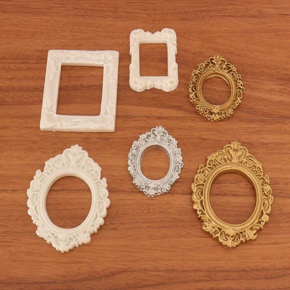 

Миниатюрная модель из смолы, фоторамка, сплошные цвета, имитация фоторамки, украшение дома