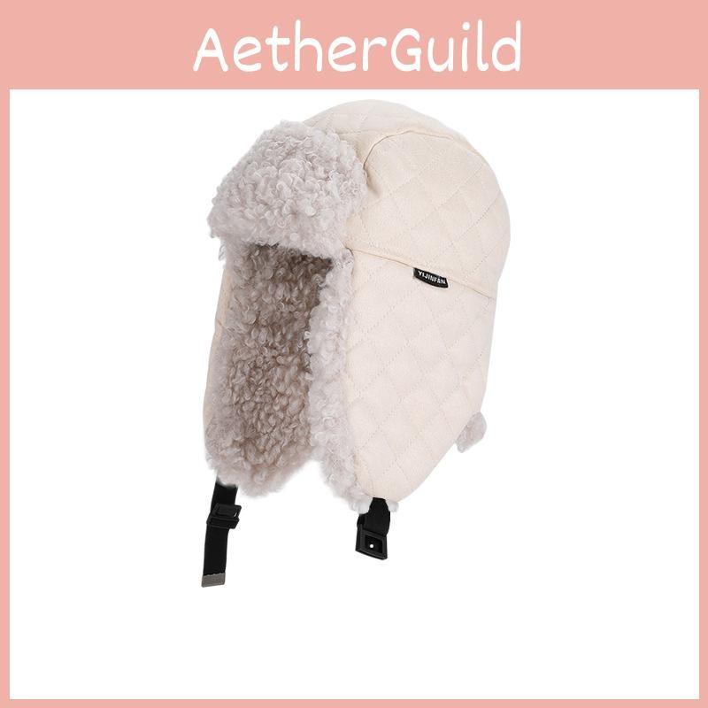 Fleece Hat Winter With Ear Guard For Men And Women Outdoor Headwear Windproof