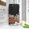 Christmas Building Winter Snow Scenery Phone Case for Samsung Galaxy A56 A42 A14 A55 A16 A54 A36 A53 A52 A51 A50 A15 Soft Cover