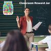 100pcs Reward Jar Classroom, Reward Jar for Kids, Star Jar Behavior Management Classroom Tools, Reward Jar for Good Behavior Home Classroom School
