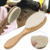 Baby Care Pure Natural Wool Baby Wooden Brush Comb Brush Baby Hairbrush Newborn Hair Brush Infant Comb Head Massager Hair Tools