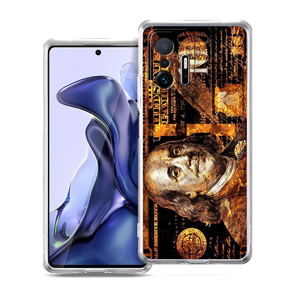 

Transparent Phone Case for Xiaomi Mi 14 13 12 11 Ultra 13T 12T 11T Poco X3 NFC F3 F6 Pro Lite 5G Soft TPU Shell USD Dollar Cash Xiaomi 13T