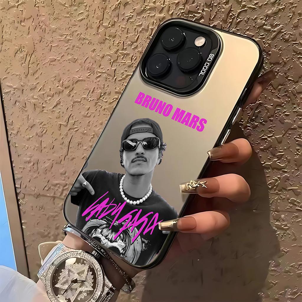 Coque de téléphone Singer Brunos M-Mars Pour iPhone 17 16e 16 15 14 13 12 11 mini Pro Max X XR XSMAX 8 7 Air Plus Anti Chute Mate