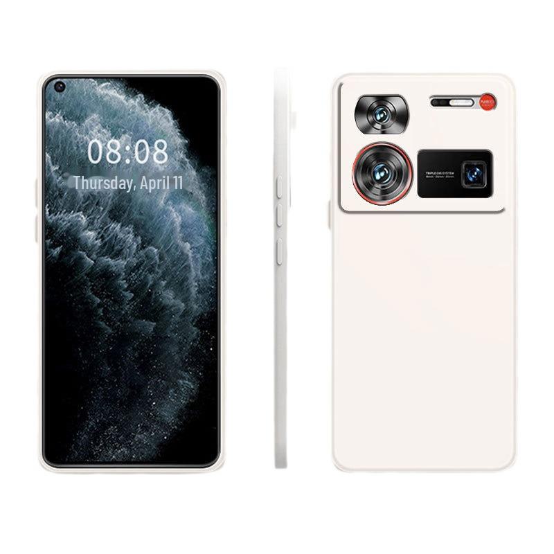 Kompatible Nubia Z70 Ultra Flüssigsilikon Anti-Fall Schutzhülle