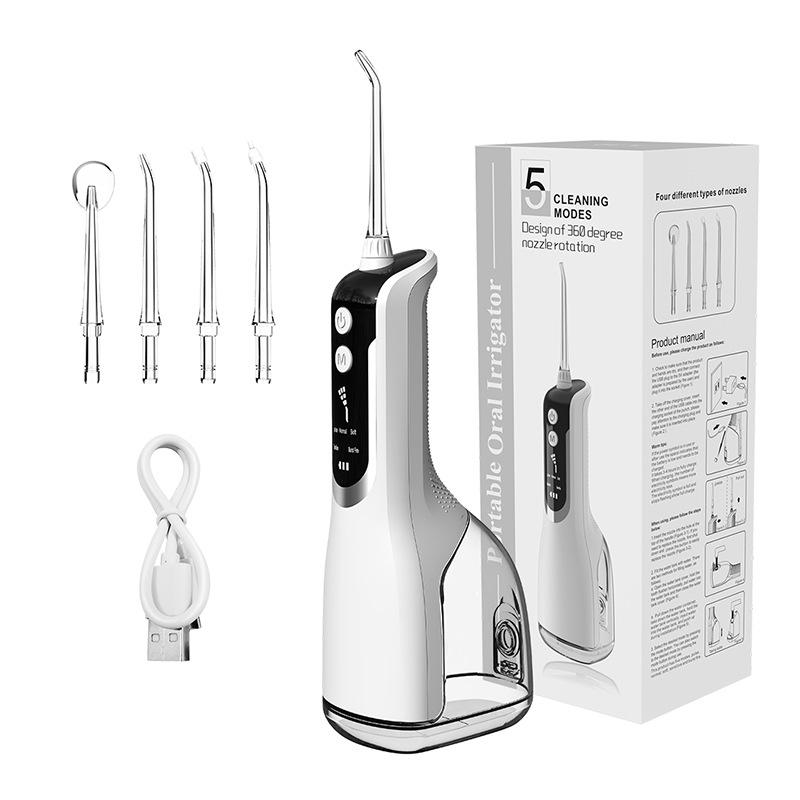 Portable USB Charging Electric Water Flosser for Oral Care and Teeth Cleaning