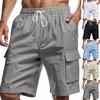 Fashion Men's Work Trousers Summer Men's Beach Casual Shorts