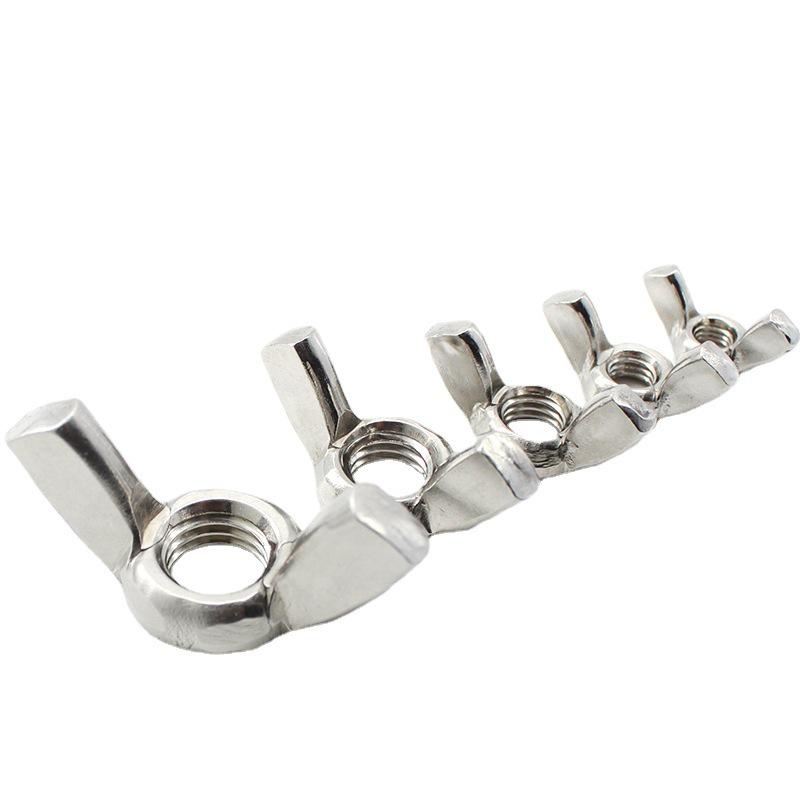 #6-32, #8-32, #10-24, #10-32 Yuanbao 304 Stainless Steel Imperial Butterfly Hand-Tighten Nuts
