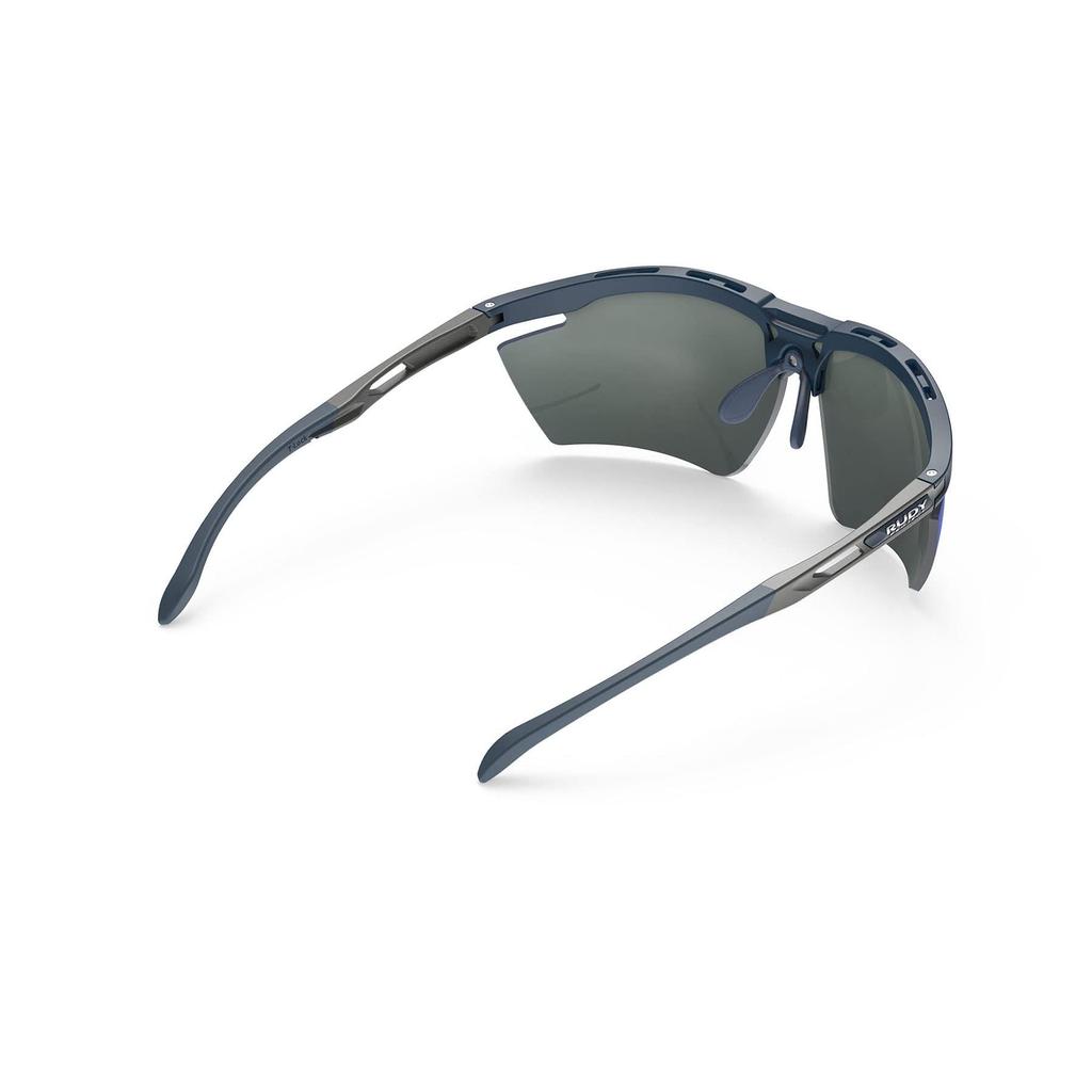 RUDYPROJECT MUGNUS Sports Blue Laser Sunglasses, Navy/Multi Blue, SP753947-0000