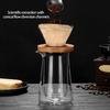Double Wall Glass Carafe and Dripper Filter Coffee Maker Set For Professional Hot Brew And Cold Soak Coffee Brewing