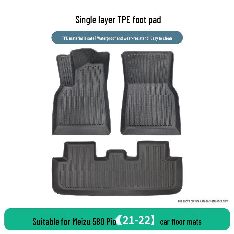 Floor Mats for GAC Trumpchi M8 580 Pio 21-22 Models - Wear-Resistant TPE