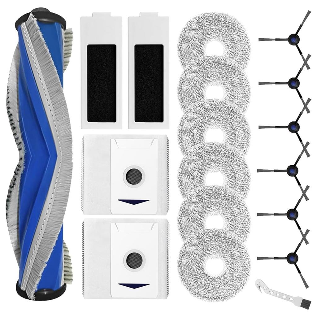 Pro ECOVACS DEEBOT T30 PRO OMNI, T30 OMNI Robotický vysavač Hlavní boční kartáč HEPA filtry Mopovací utěrka Prachové sáčky