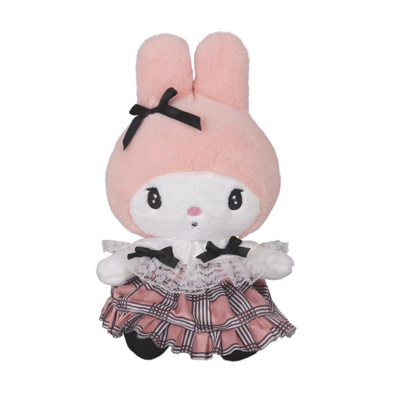 Adorable Striped Dress Plush Doll Kuromi My Melody Soft And Cuddly Stuffed Toy Melody