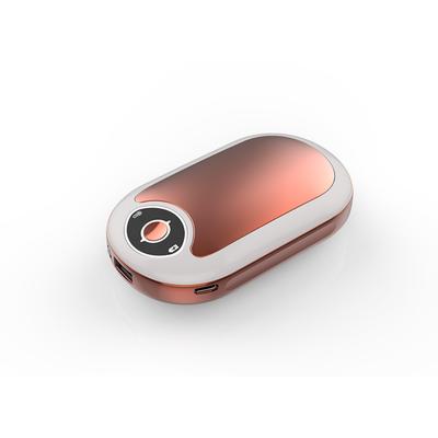 2 v 1 Ohřívač rukou USB dobíjecí Ohřívač rukou Powerbanka 3 úrovně Nastavitelná teplota Elektrický hřejivý poklad