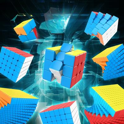 Professional Rubik's Cube High Quality Spin Rubik's Cube Kids Family Game  Magic Puzzle Cube Brain Exercise Toy