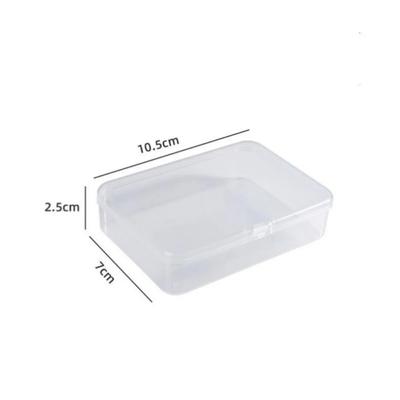 New Large Capacity Card Storage Box Dustproof Multifunctional Transparent Plastic Box with Lid Cards Storage Container