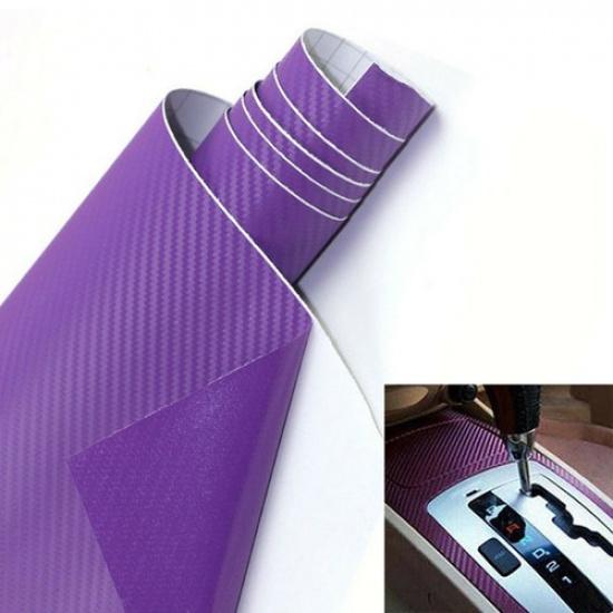 B Pillar Vinyl Wrap Sticker Box Car Carbon Fiber Center Console Dashboard