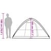 Dome Family Tent for 6 Persons White Blackout Waterproof