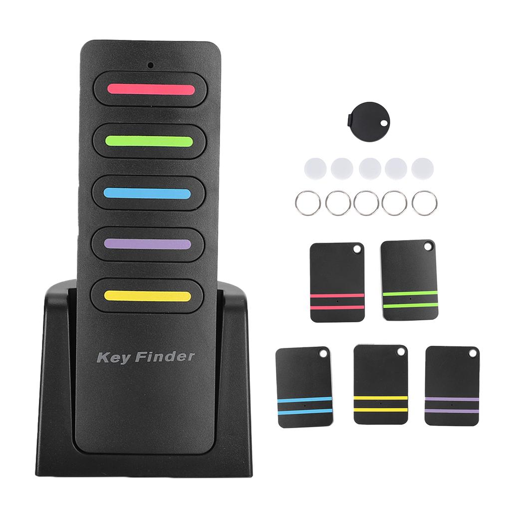 5 In 1 Wireless Key Finder Remote Locator Lost Receiver Alarm Finder for Wallet Key
