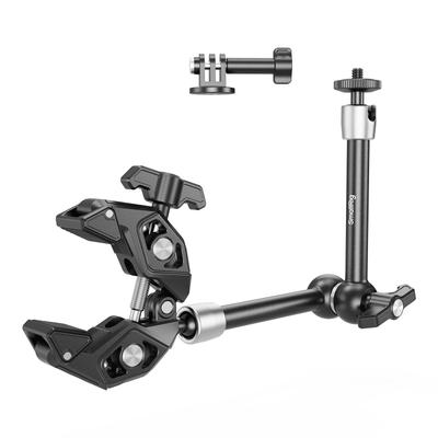 SmallRig Magic Arm Clamp Kit with Super Clamp, Camera Mount Articulated Friction Arm with 1/4"-20 Screw and Screw Hole, for Cameras, Lights, Monitors,