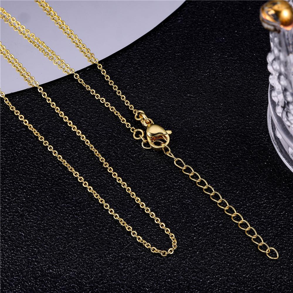 Trendy Stainless Steel O-Chain Necklace with DIY Pendant Options