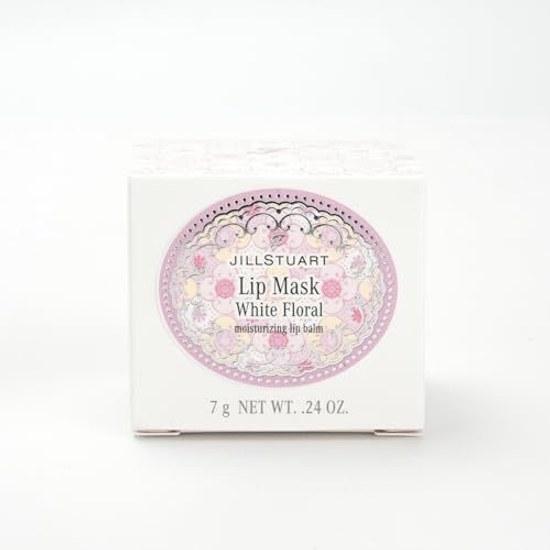 JILL STUART Lip Mask (White Floral) Hand Cream Set Care Cosmetics Birthday Anniversary Christmas Women Girlfriend Present Gift White Day Return