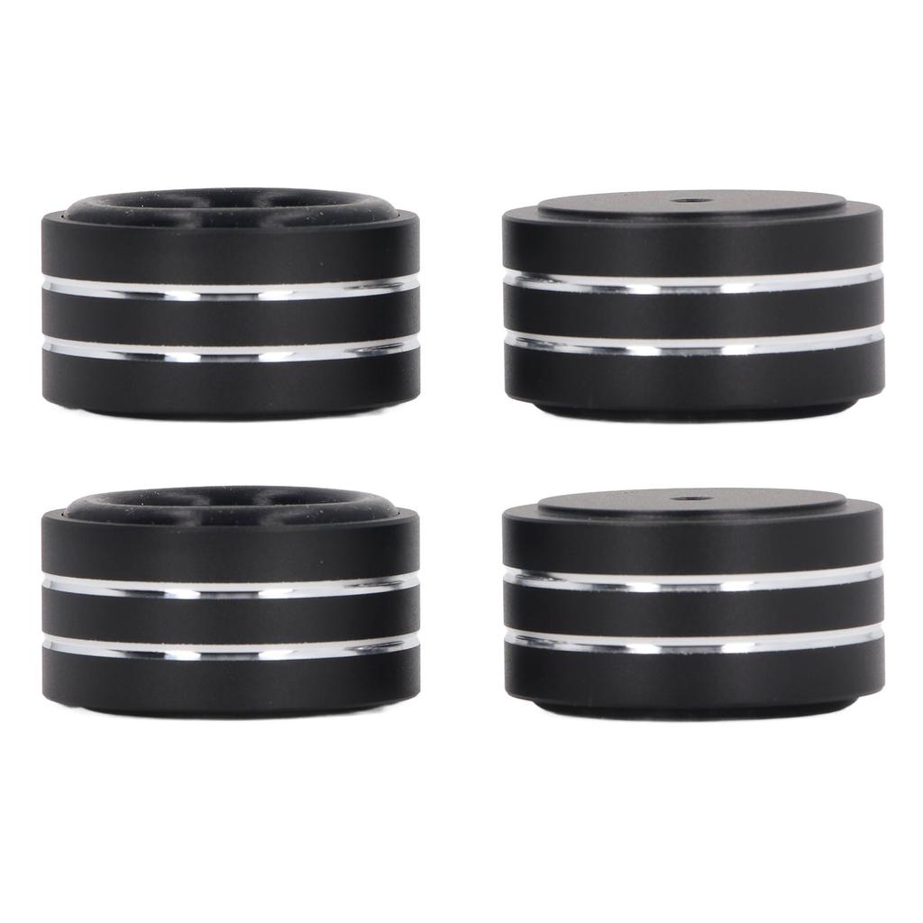 4Pcs Aluminium Alloy Speaker Shock Absorbing Feet Anti Slip Audio Equipment Isolation Feet