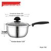 Wutuo 304 Edelstahl-Stieltopf-Set