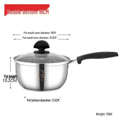 Wutuo 304 Stainless Steel Saucepan Set