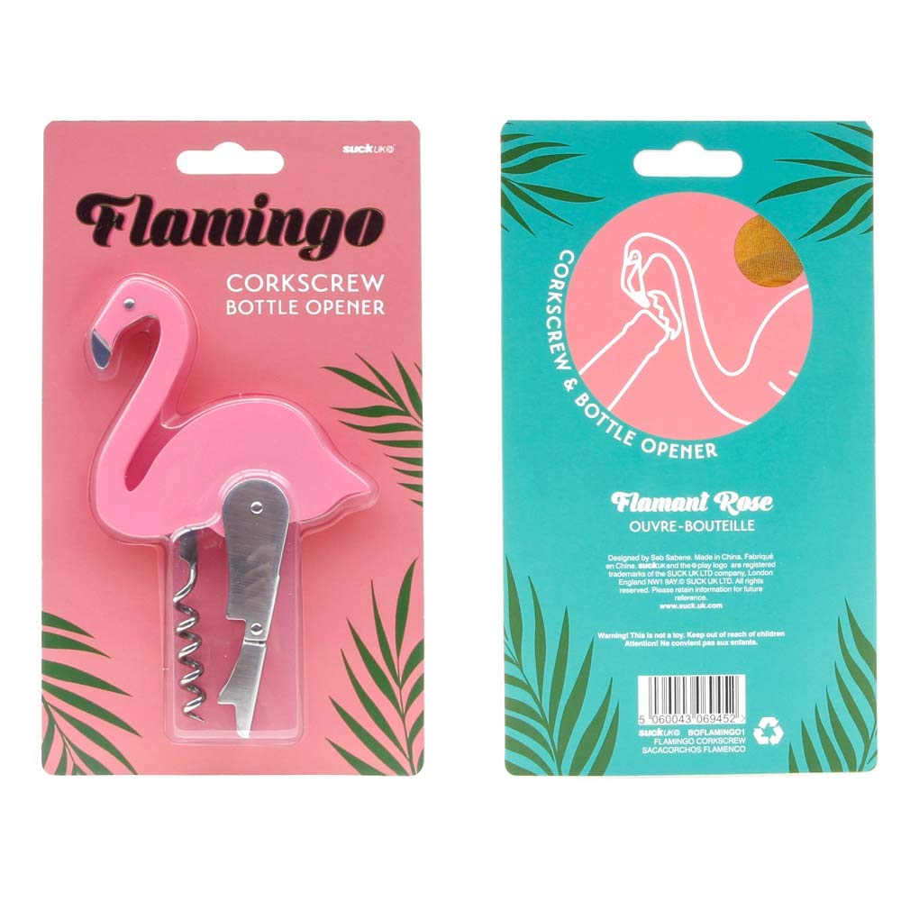 SUCK UK Flamingo Bottle Opener Opener/Cork