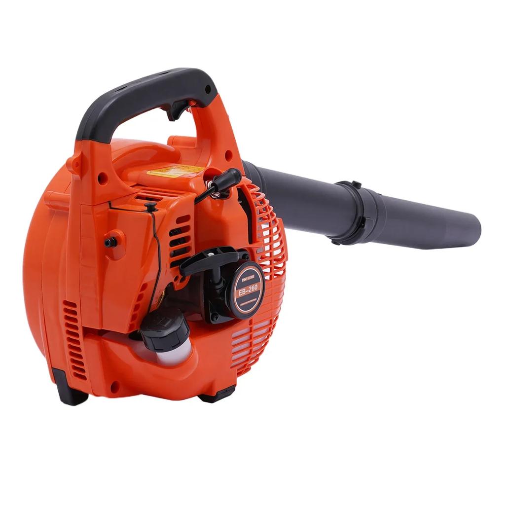 2-Stroke Handheld Leaf Blower,25.4CC Single-Cylinder Pull-Start Gas Engine for Leaf Blowing,Snow Clearing&Lawn Sweeping,7000 RPM