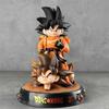 Traveling Goku Collectible Figure With Dual Head Sculpt Removable Stand Super Saiyan Action Figure Model Toy