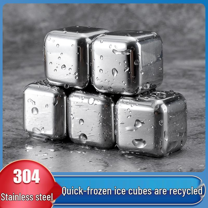 

Набор кубиков льда из нержавеющей стали 304 - Быстрозамораживающие охладители для пива и напитков