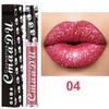 Skull Glitter Waterproof Long Lasting Moisturizing Advanced Matte Lipstick Nude Lip Makeup