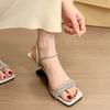 New Style Comfortable Versatile Design Lightweight Diamond High Fashion with Small Skirt Ladies Slip-on Slippers