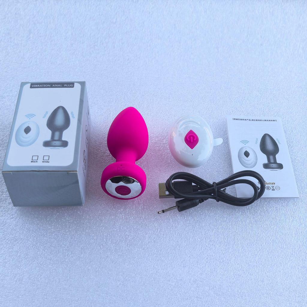 Remote-Controlled Anal Vibrator for All Genders: App-Enabled with Vibration Function for Couples