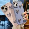Suitable for Apple 15PROMAX Metal Photo Frame Silver Love Tpu Mobile Phone Case IPhone7 16 Mobile Phone Case
