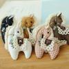 Handmade Fabric Pony With Embroidery Brooch Pin Cartoon Women Clothing Jewelry Accessories Horse Corsage