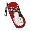 Sakura Kokeshi Puppe Zubehör Brillenetui für Damen Leichte Box Brillenetui Charmantes Brillenetui