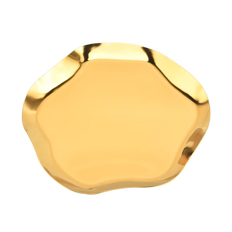 Abay Edelstahl Lotusblatt Aufbewahrungs- & Serviertablett